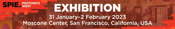 SPIE Photonics West Exhibition 31 January-2 February 2023